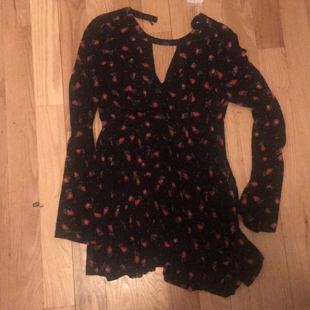 Free People Floral Print Dress
